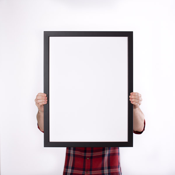 white poster frames